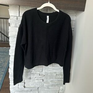 Lululemon Nurture & Nature Pullover Black Sweater
